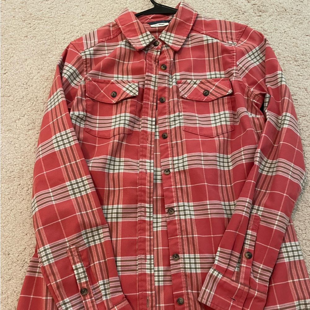 LL Bean Flannel - like new condition!